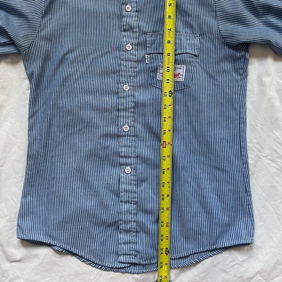 70's Levi's blue striped shirt - Picture 4 of 8
